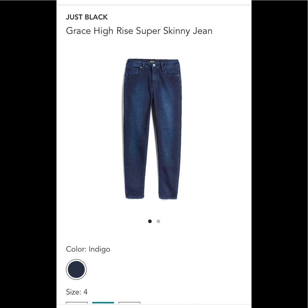 Just Black high rise jeans